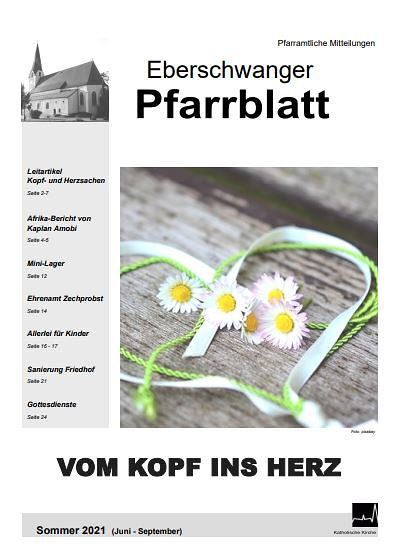Sommerpfarrblatt ist fertig gedruckt und wird an die Haushalte verteilt